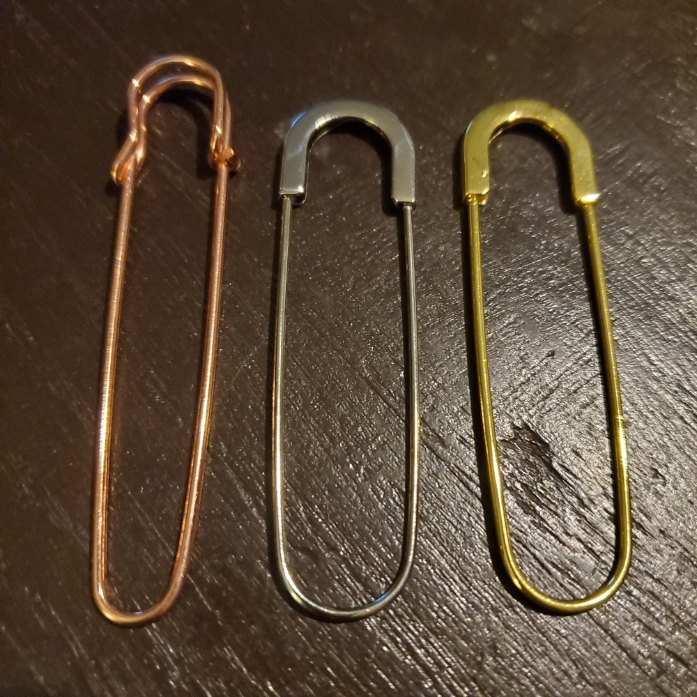 Oversized Safety Pins - Lot of 10